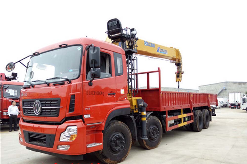 程力14噸東風天龍前四后八隨車吊圖片1